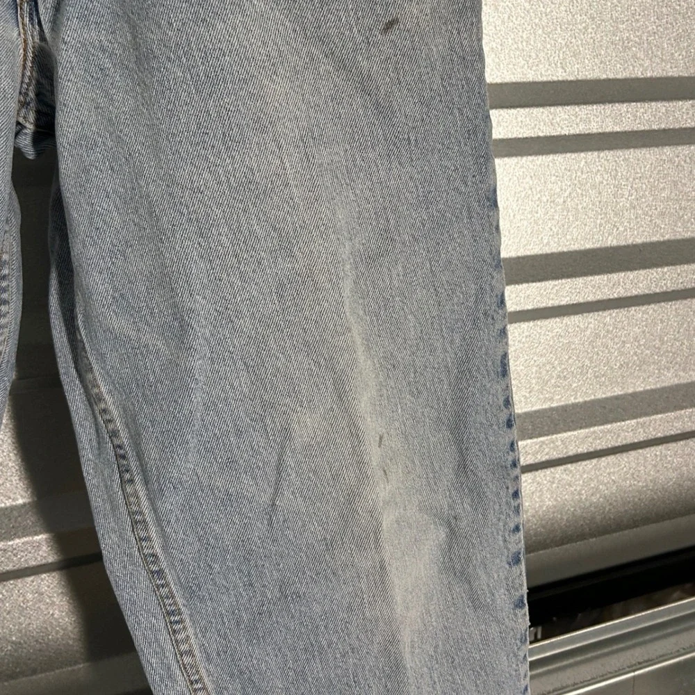 VINTAGE Levis 560 Jeans Mens 34x30 Blue Loose Fit Tapered Light Wash Streetwear